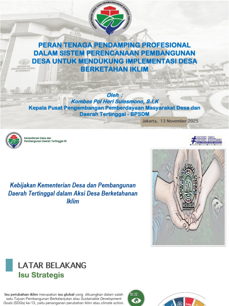 Peran TAPM - TPP Dalam Sistem Perencanaan Pembangunan Desa 12112025 | PDF