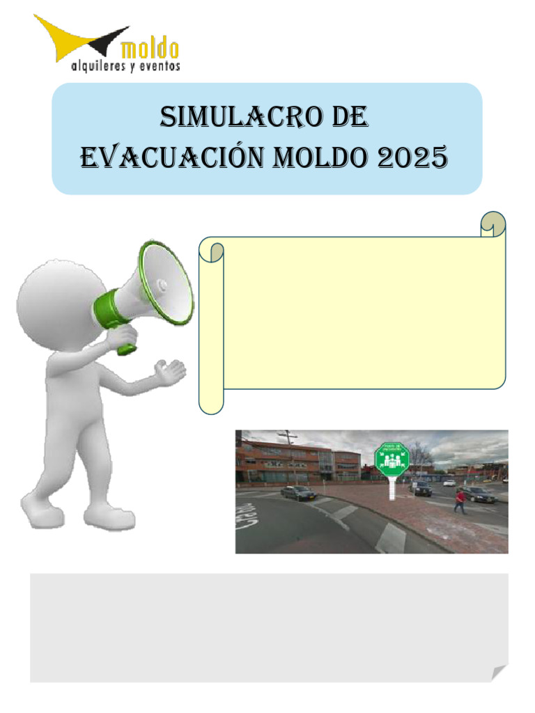 Simulacro de Evacuación Moldo 2025 | PDF