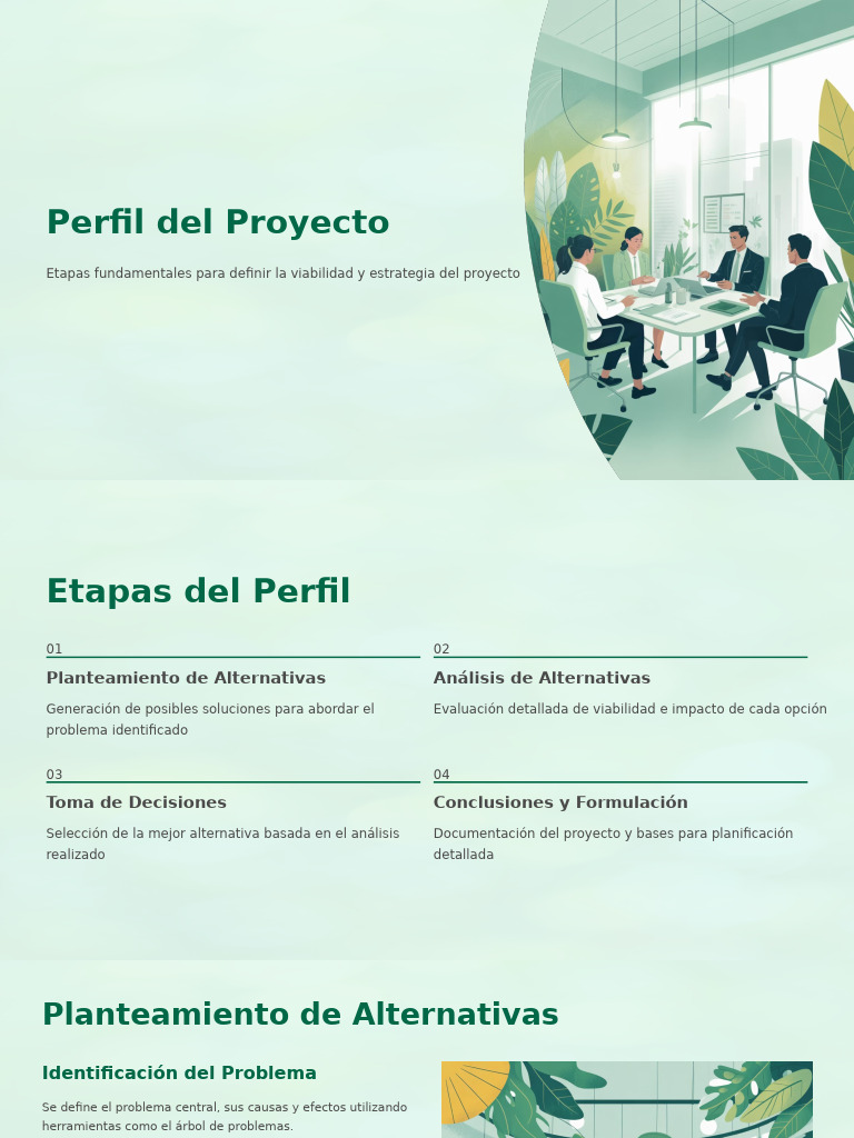 Etapas Clave en el Perfil de Proyecto | PDF | Toma de decisiones