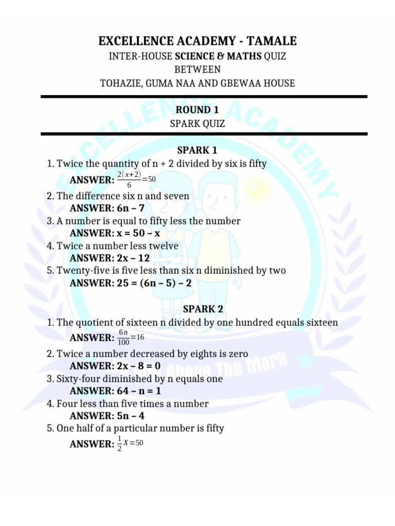 Science and Maths Quiz 2 | PDF | Circulatory System | Artery