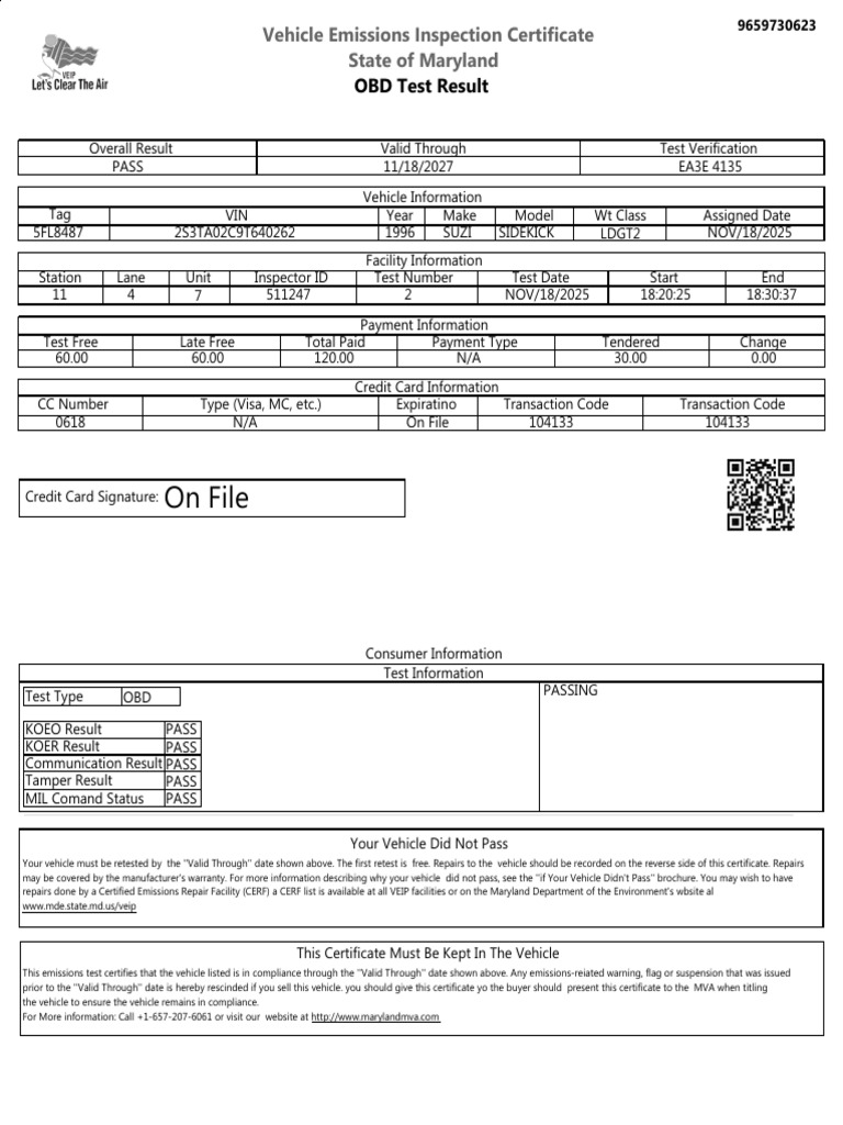 Does A 20 Year Old Car Need Emissions In Md
