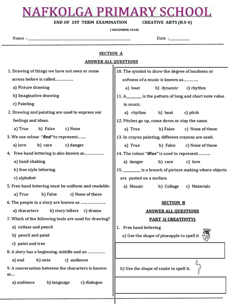 B.S 4(English & C.a) | PDF | Noun | Drawing