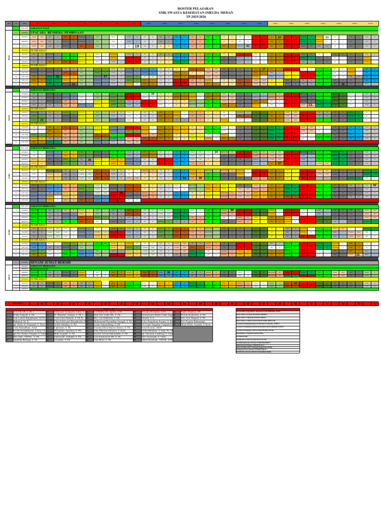 Roster Fix 2025 (1) (1) - 2 | PDF