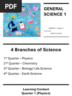 Grade 11 General Science Curriculum Guide | PDF | Science | Learning