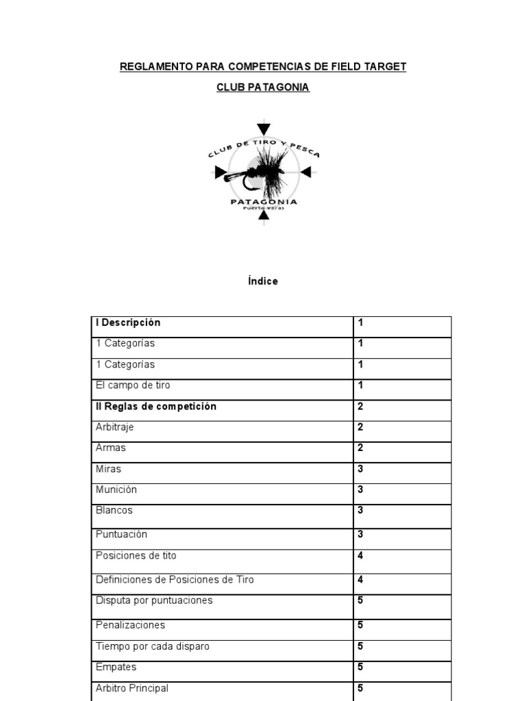 To Field Target Final | PDF | Shooting Sport | Armas de fuego