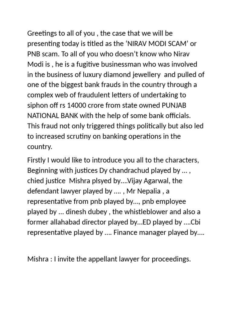 Ni Rav Modi Case | PDF | Justice | Crime & Violence