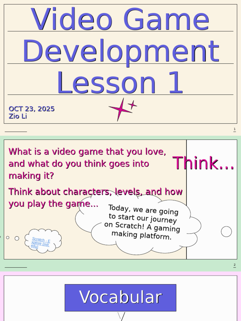 Scratch Video Game Development Guide | PDF | Scratch (Programming Language)