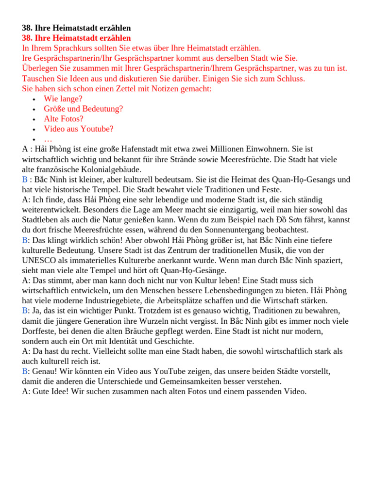 B1 Telc Sprechen Teil 3 | PDF