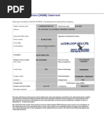 VGM Declaration Form Template | PDF