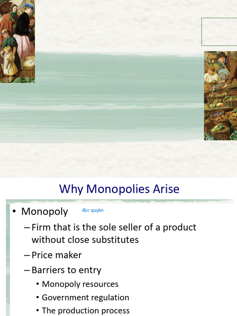 Understanding Monopoly Formation and Impact | PDF | Monopoly | Price ...