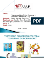 Feedra Cano BenavidesExposicion TDC y Sindrome de Dorian Gray
