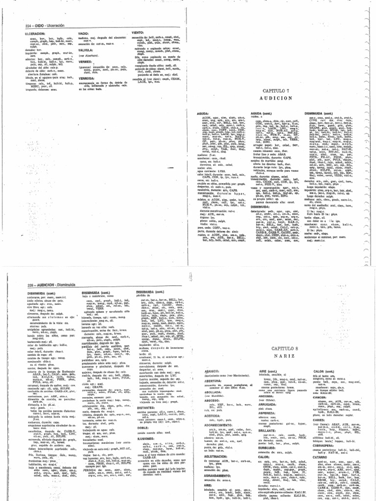 Repertorio de Kent 7 (Audicion) | PDF