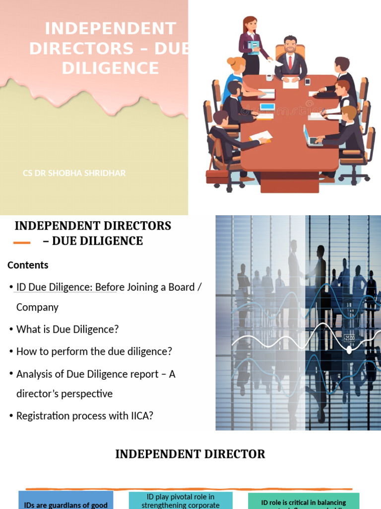 Icsi Presentation For Independent Director | PDF | U.S. Securities And ...
