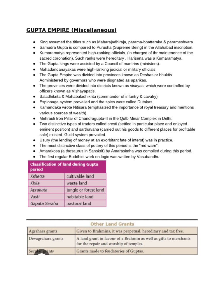GUPTA EMPIRE (Miscellaneous) | PDF