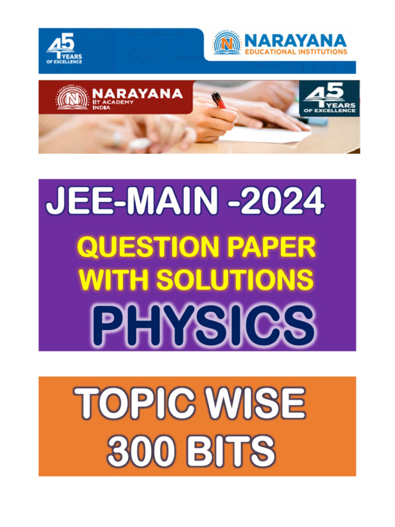 Physics Jee Main Shift-1 Total Questions Topic Wise | PDF | Rotation ...