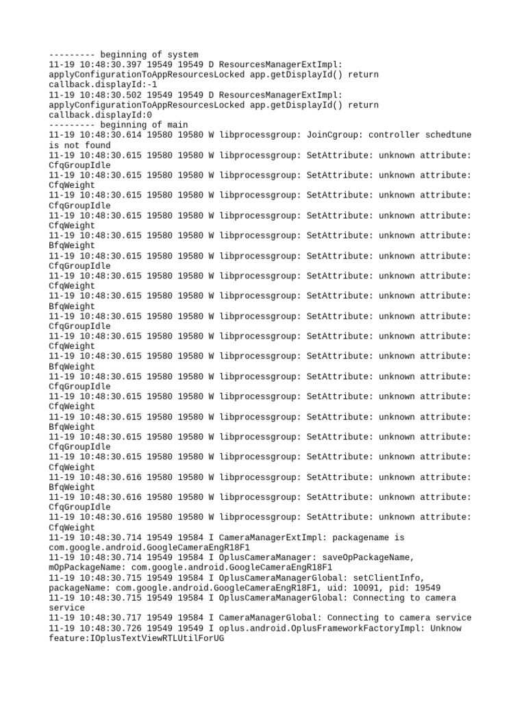 Log Cat 1763524110547 | PDF | Computing Platforms | Software Development