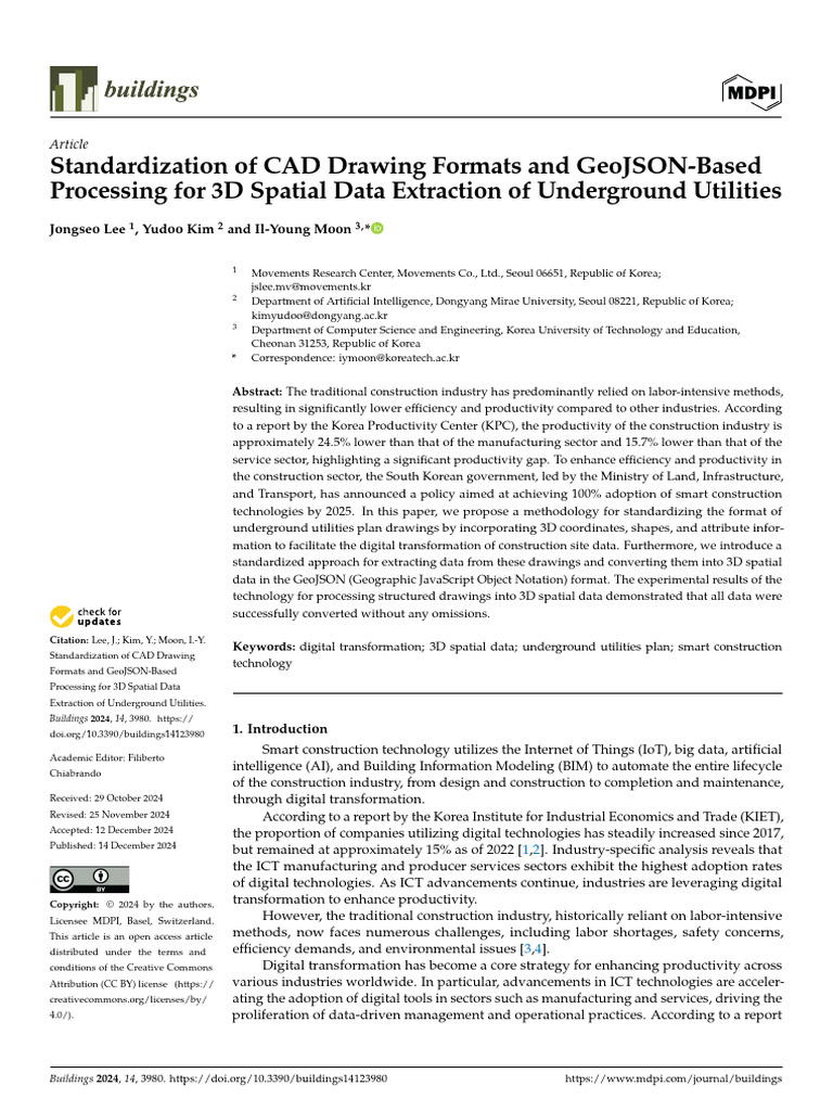 CAD Standardization for 3D Utility Data | PDF | Building Information ...