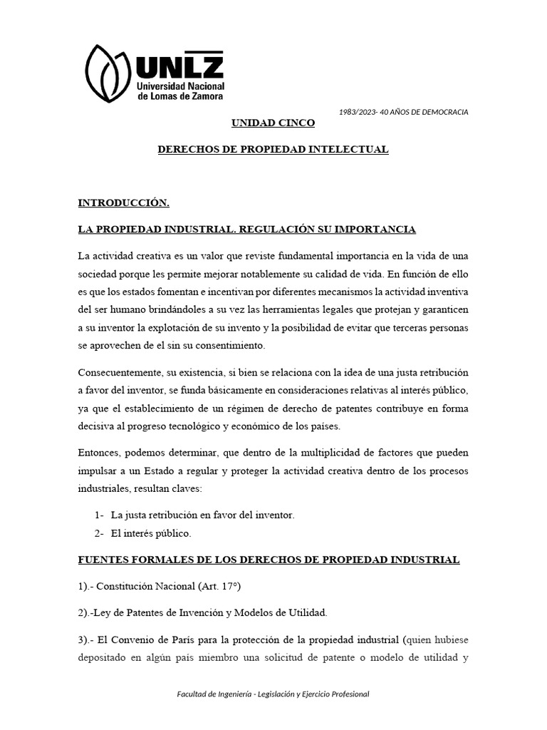 Derechos de Propiedad Intelectual en 2023 | PDF | Patentar | Propiedad ...