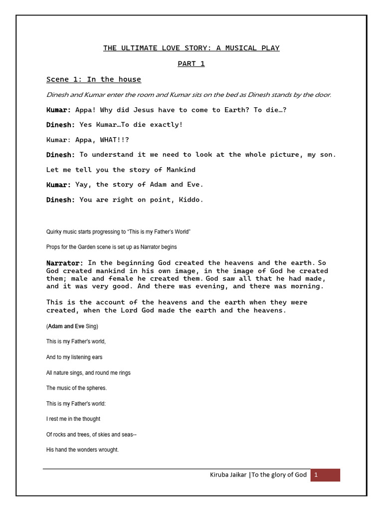 The Ultimate Love Story Musical Play | PDF | Biblical Magi | Jesus