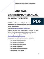 The Tactical Chapter 7 13 Bankruptcy Manual
