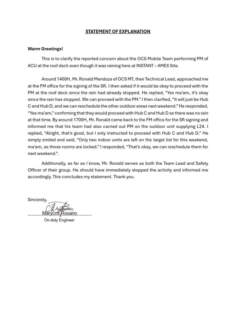 OCS Mobile Team PM Clarification Report | PDF
