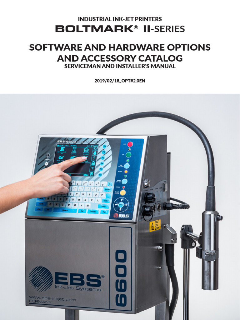 BOLTMARK II-Series Printer Options Guide | PDF | Printer (Computing ...
