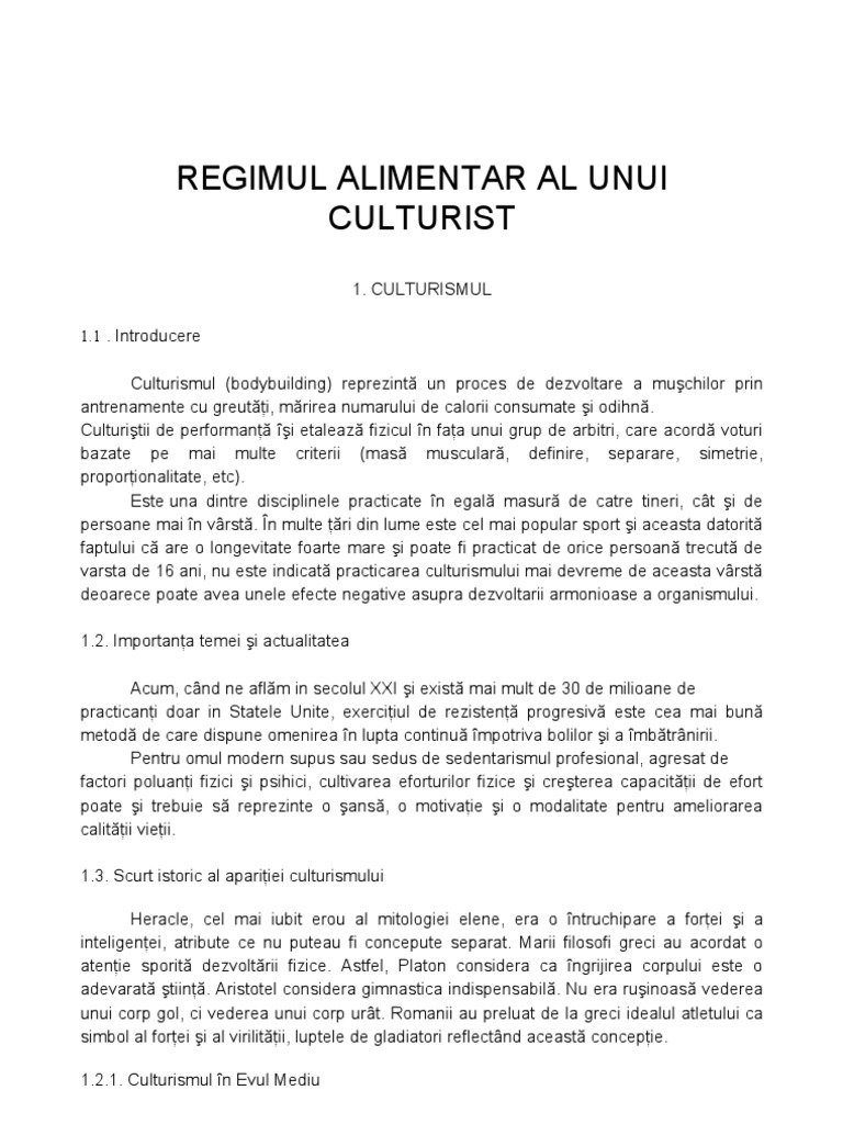 Regim Alimentar | PDF