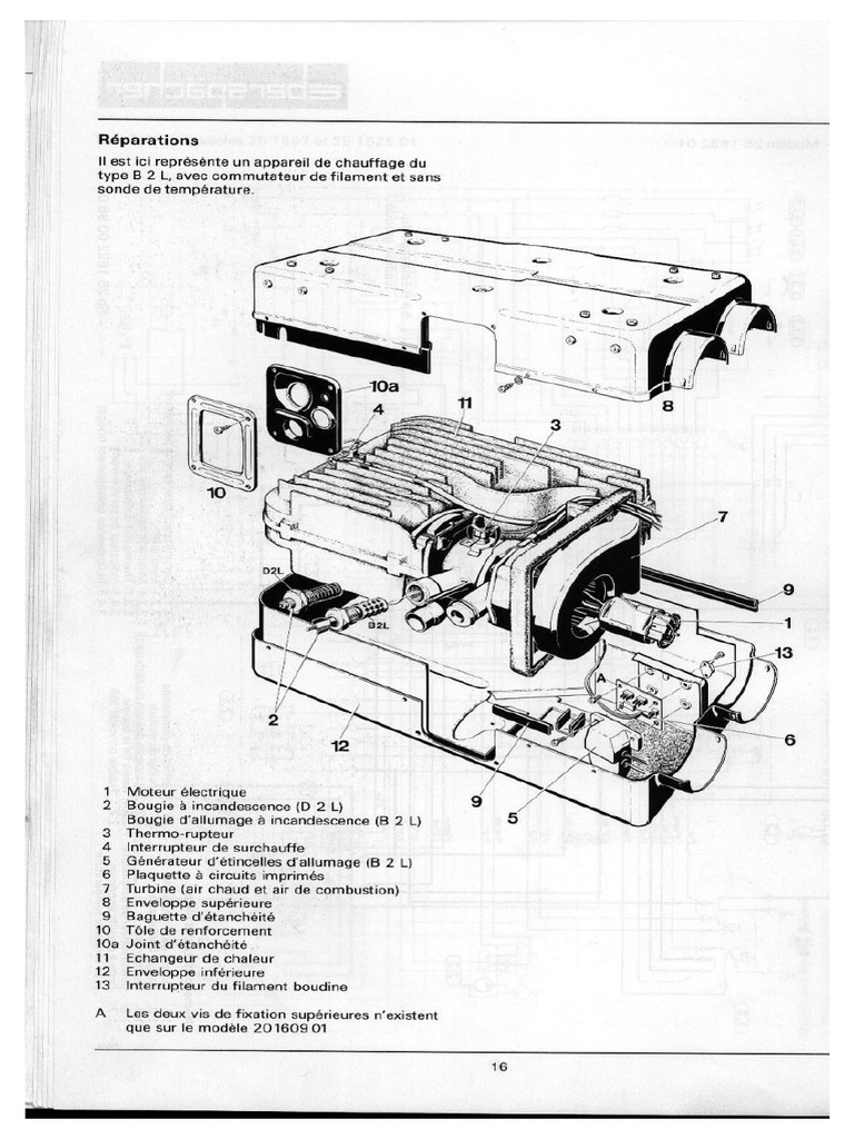 Depannage Eberspacher B2L D2L | PDF
