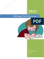 Writing Test Episode 2/2012