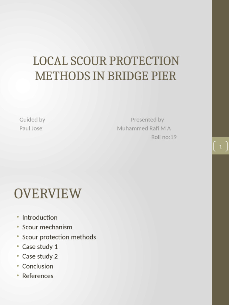 Localscourprotectionmethodsinbridgepier 240725101028 470e12bf | PDF ...