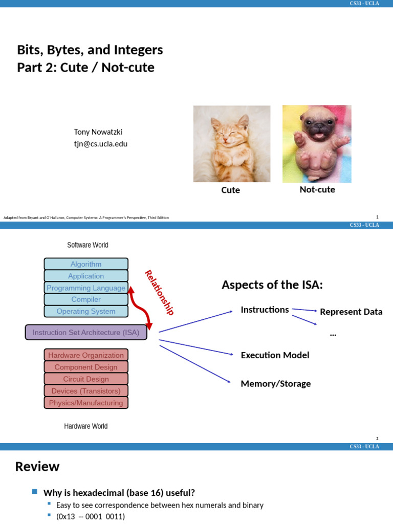 02 Bits Ints | PDF | Integer (Computer Science) | Pointer (Computer ...