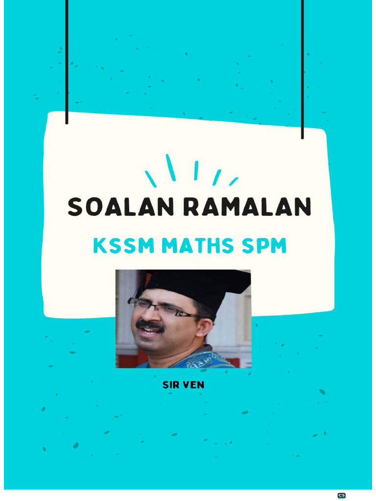 Soalan Ramalan Percubaan Sir Ven Maths | PDF