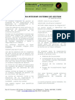 Boletín Gerencial Mayo 2008: Sí-Calidad Sí-Calidad