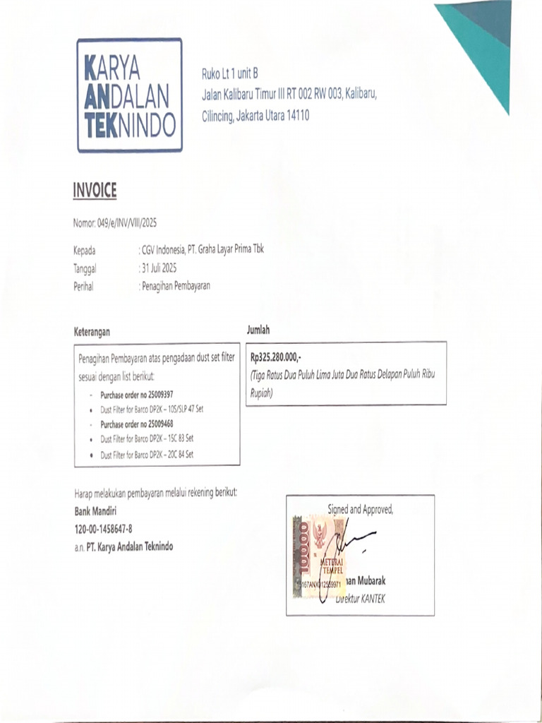 Invoice CGV | PDF