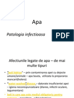 Patologie Infectioasa Apa