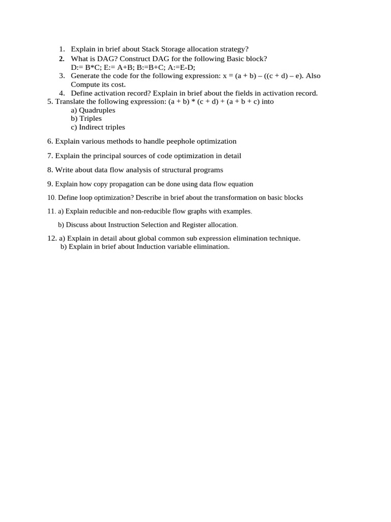 CD MID 2 IMP Qs | PDF