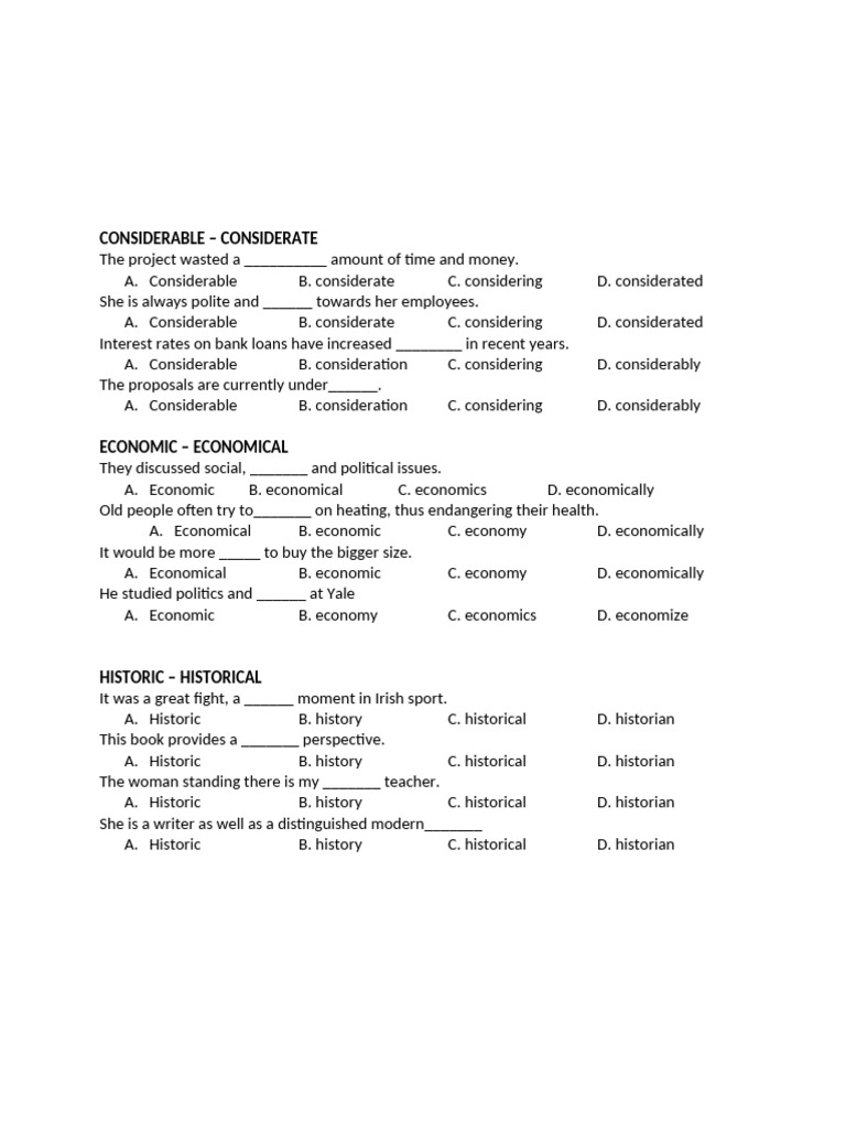 Vocabulary Quiz: Word Usage and Meanings | PDF
