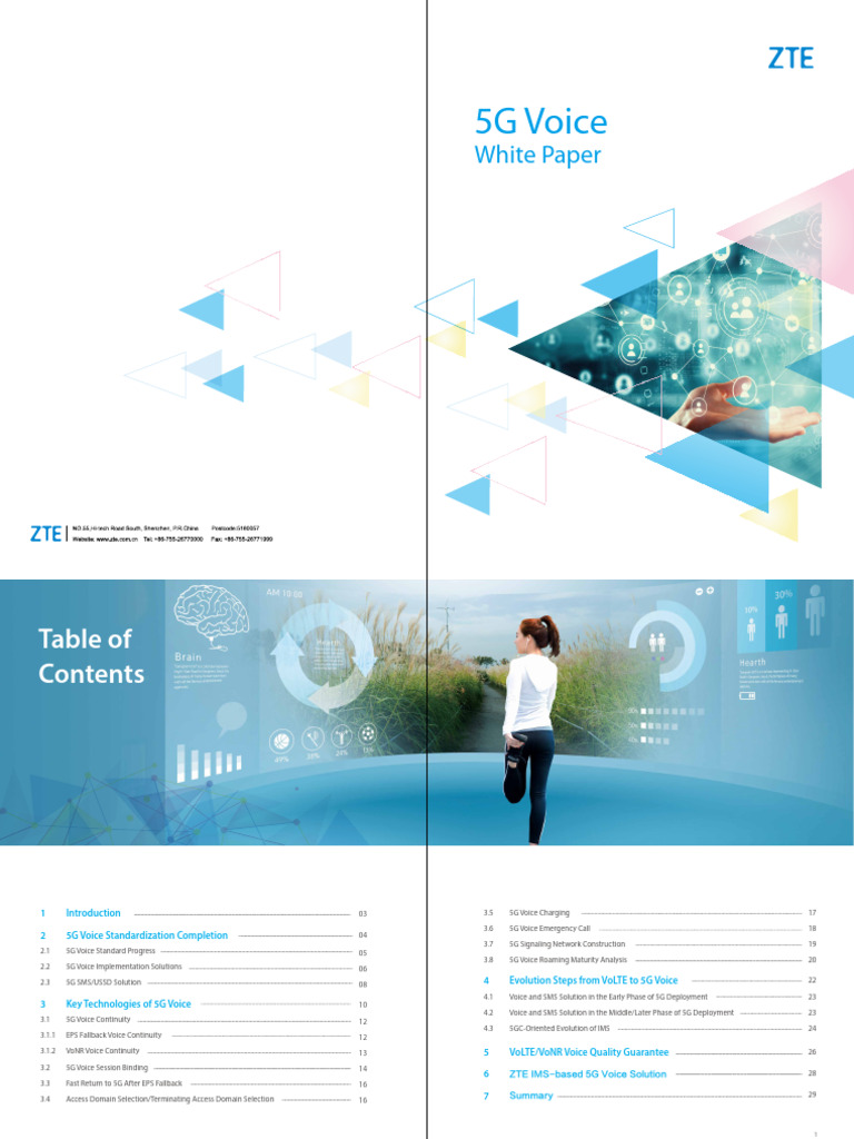 5G Voice White Paper en | PDF | Ip Multimedia Subsystem | 4 G
