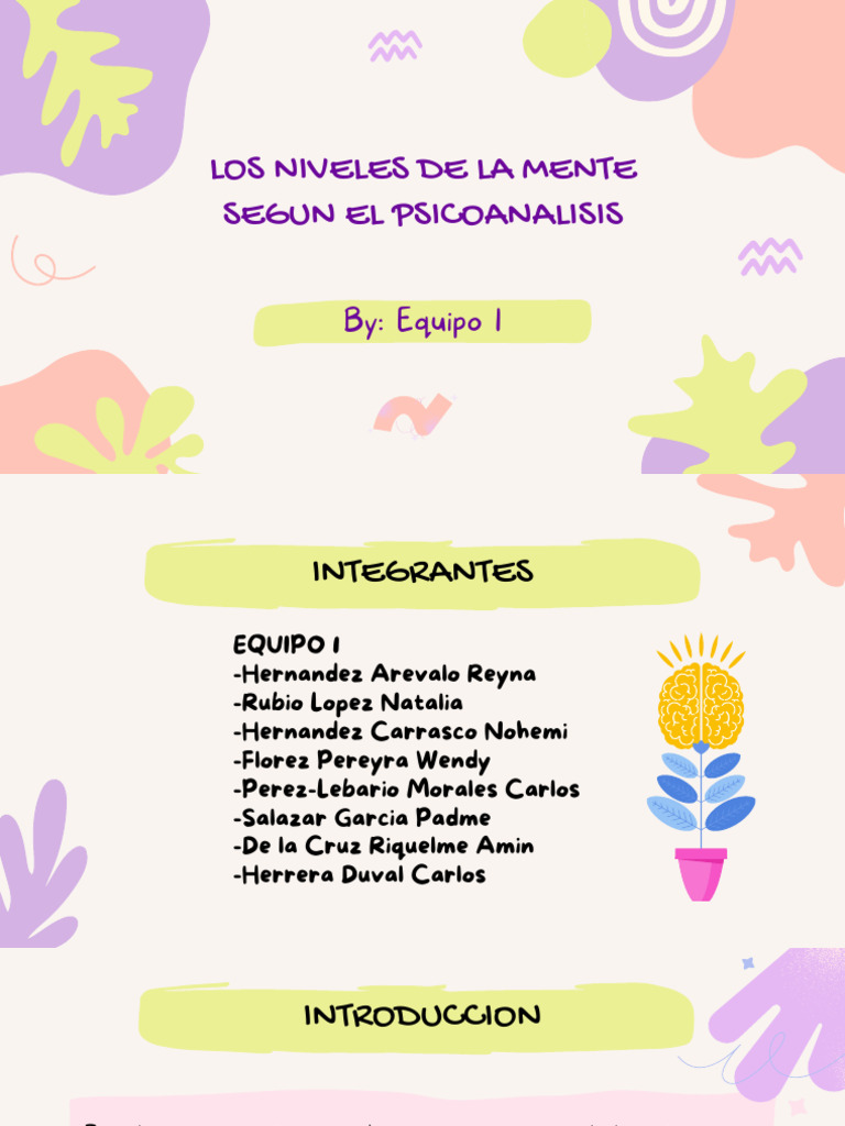 Niveles de la mente en psicoanálisis | PDF | Mente inconsciente | Mente
