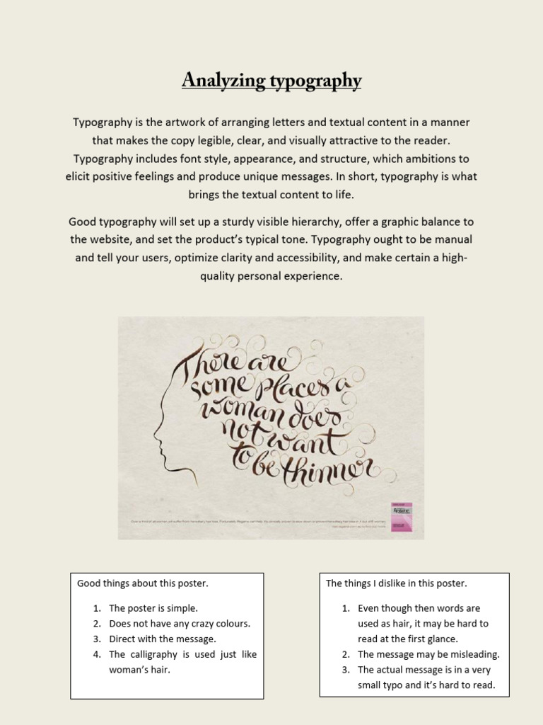 Analyzing Typography - Tharindya | PDF