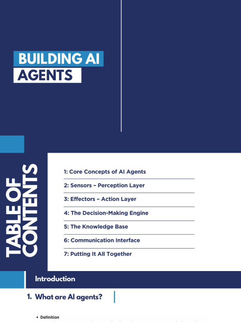 Building AI Agents | PDF | Artificial Intelligence | Intelligence (AI ...