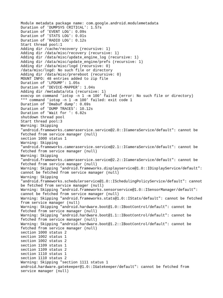 Bugreport Leopard - EEA UP1A.231005.007 2025 08 12 18 26 57 Dumpstate ...