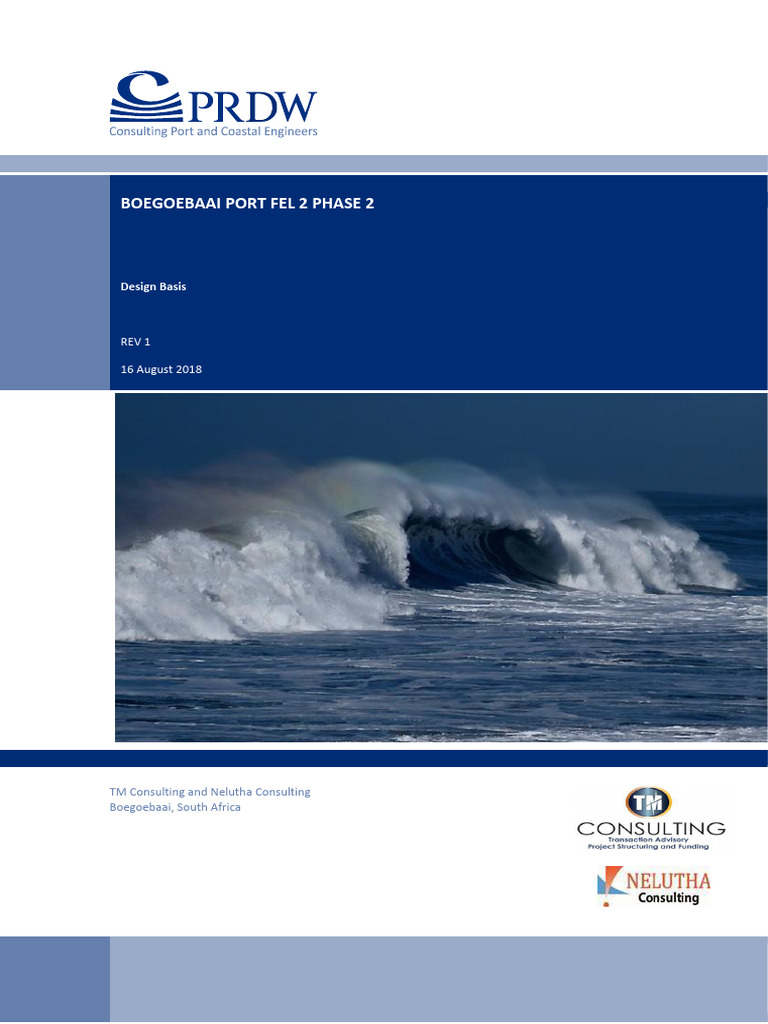 Boegoebaai Port FEL 2 Design Basis | PDF | Mining | Port