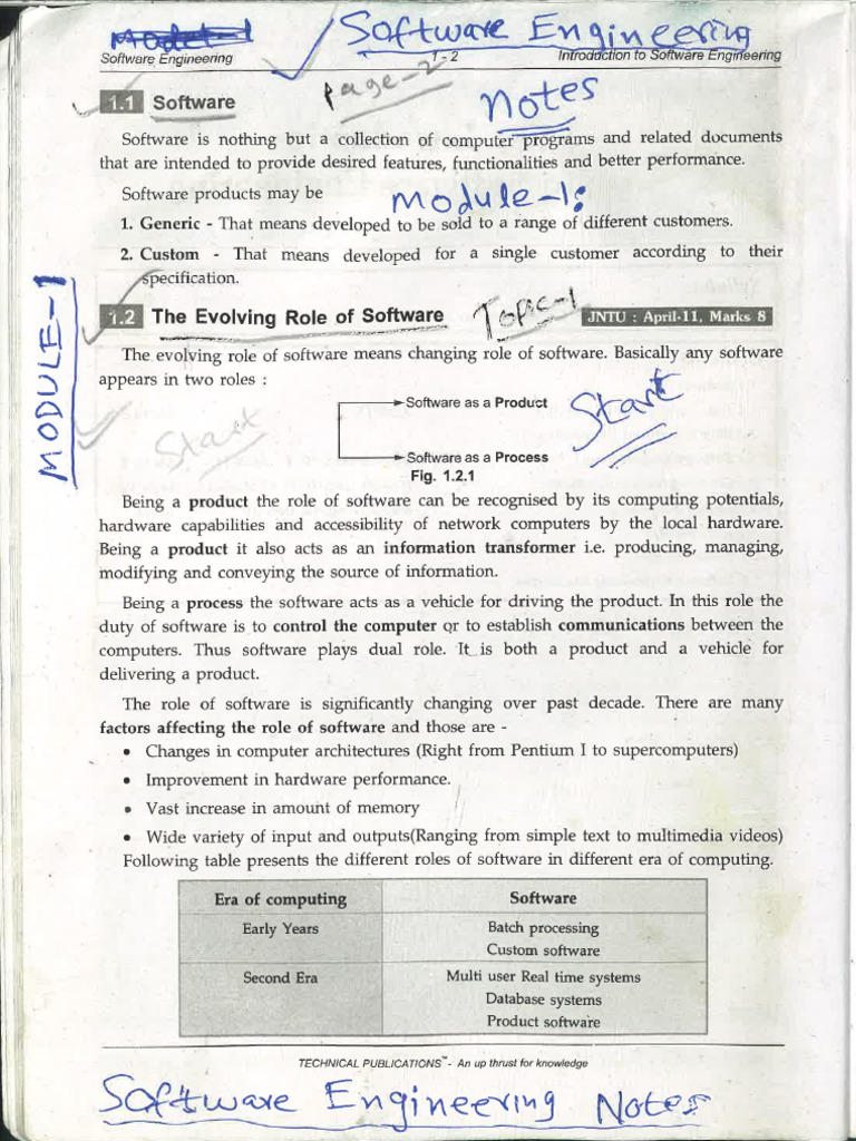SE Notes Module-1 To Module-2 | PDF