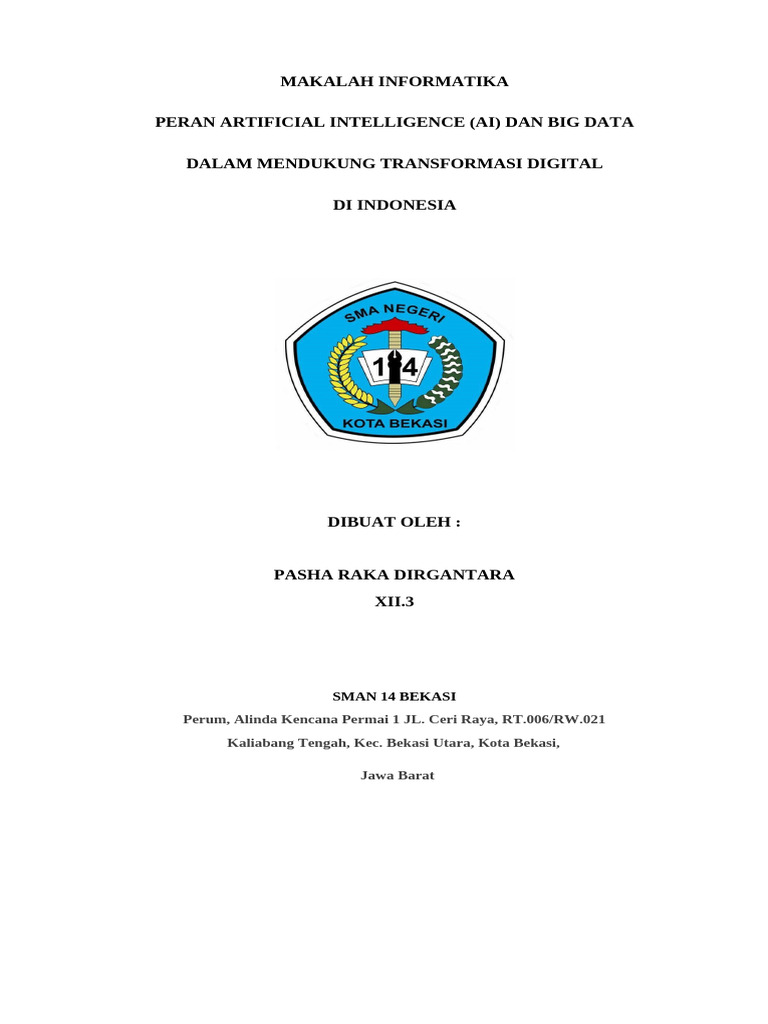 AI dan Big Data untuk Transformasi Digital | PDF