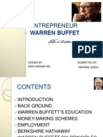 On Entrepreneur Warren Buffet
