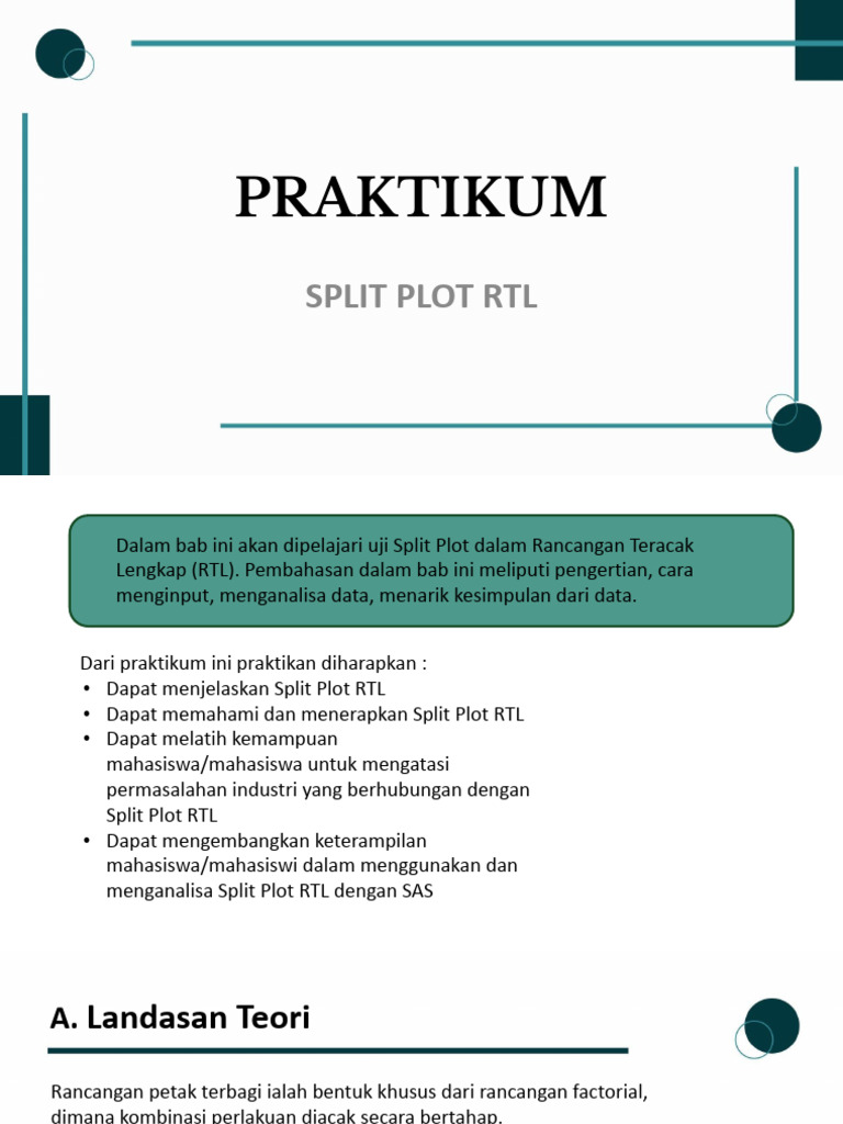 Analisis Split Plot RTL dalam R | PDF