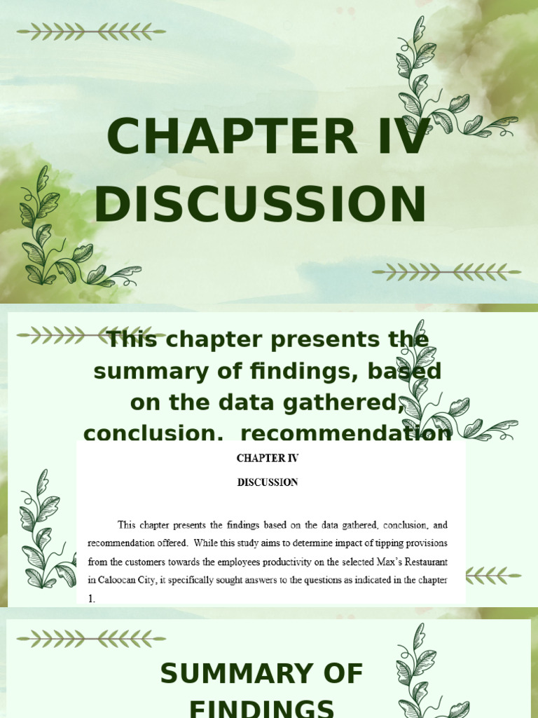 Chapter IV Research | PDF