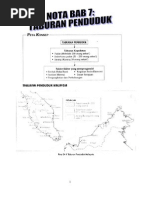 Geografi Tingkatan 2 Nota Bab 7 Taburan Penduduk