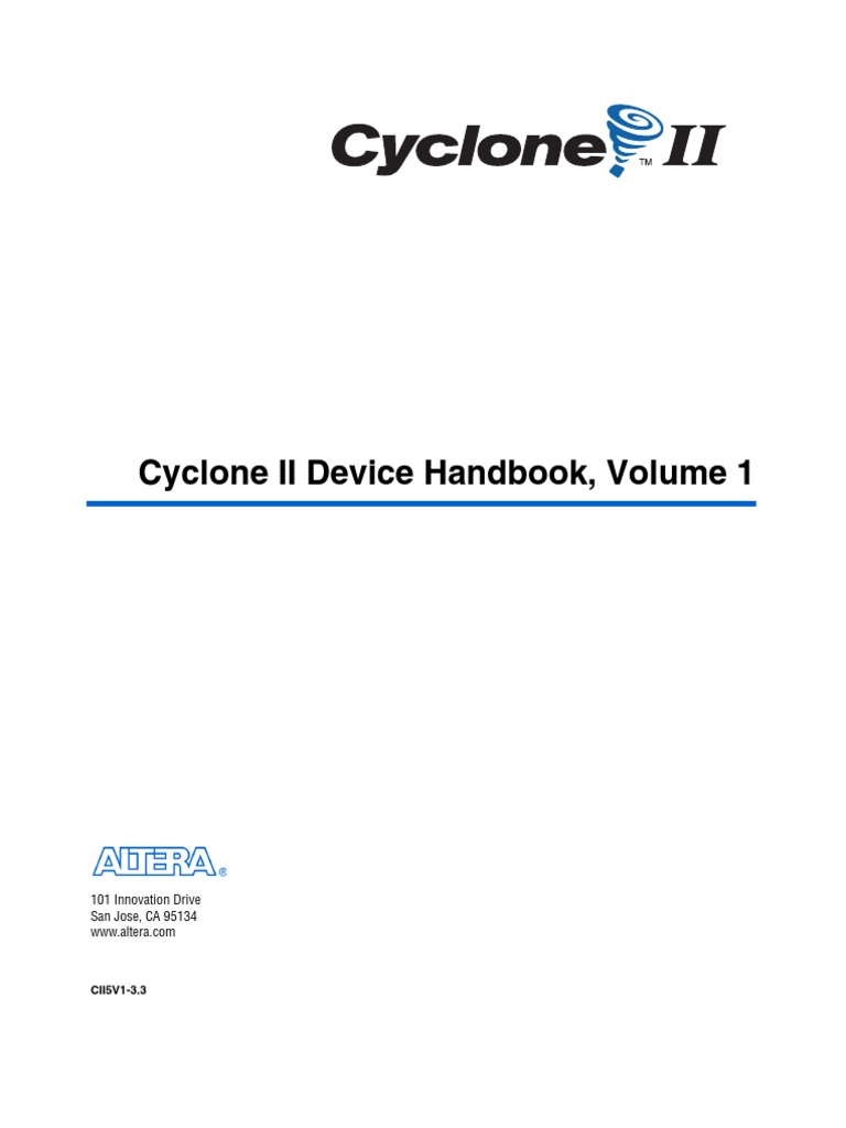 Cyclone II Device Handbook Overview | PDF | Field Programmable Gate ...
